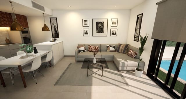 3 quarto Moradia para venda em Las Lomas de Rame - Bahía Bella, Los Alcázares com piscina - 425 900 € (Ref: 8956311)