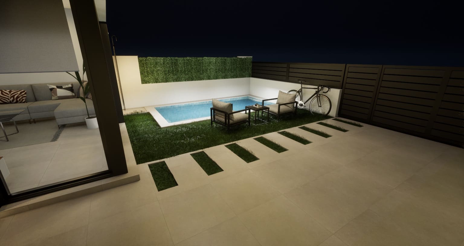 3 bedroom Villa for sale in Los Alcazares with pool - € 349,900 (Ref: 8956312)