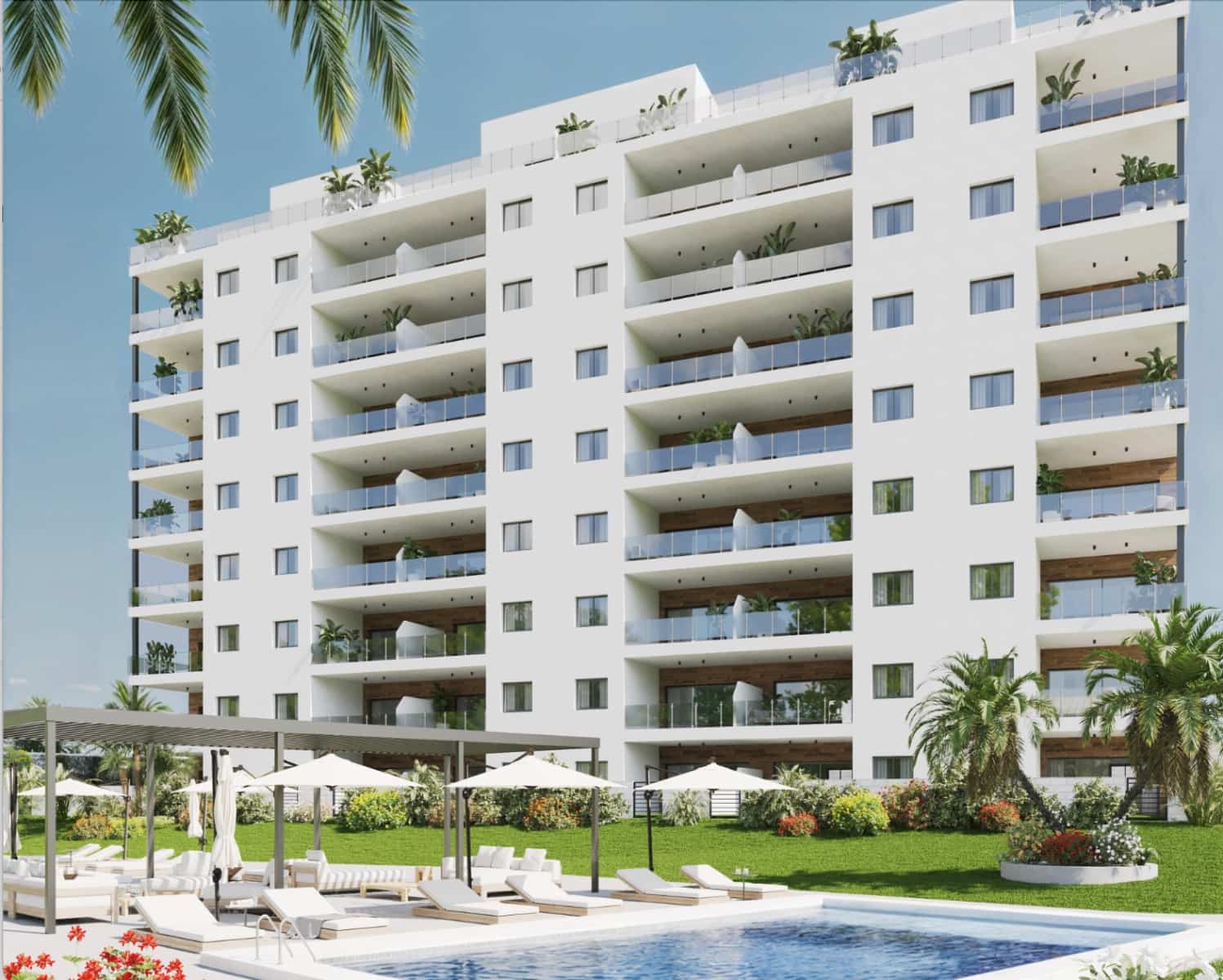 2 bedroom Apartment for sale in La Villajoyosa / Vila Joiosa with pool - € 349,000 (Ref: 9002614)