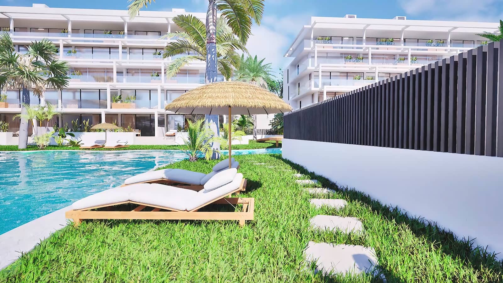 3 sypialnia Apartament na sprzedaż w Mar de Cristal z basenem garażem - 360 000 € (Ref: 9135136)