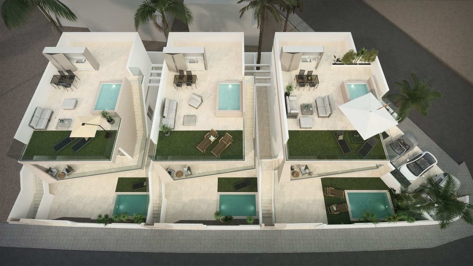 2 soveværelse Lejlighed til salg i Santiago de la Ribera med swimmingpool - € 339.000 (Ref: 9146226)