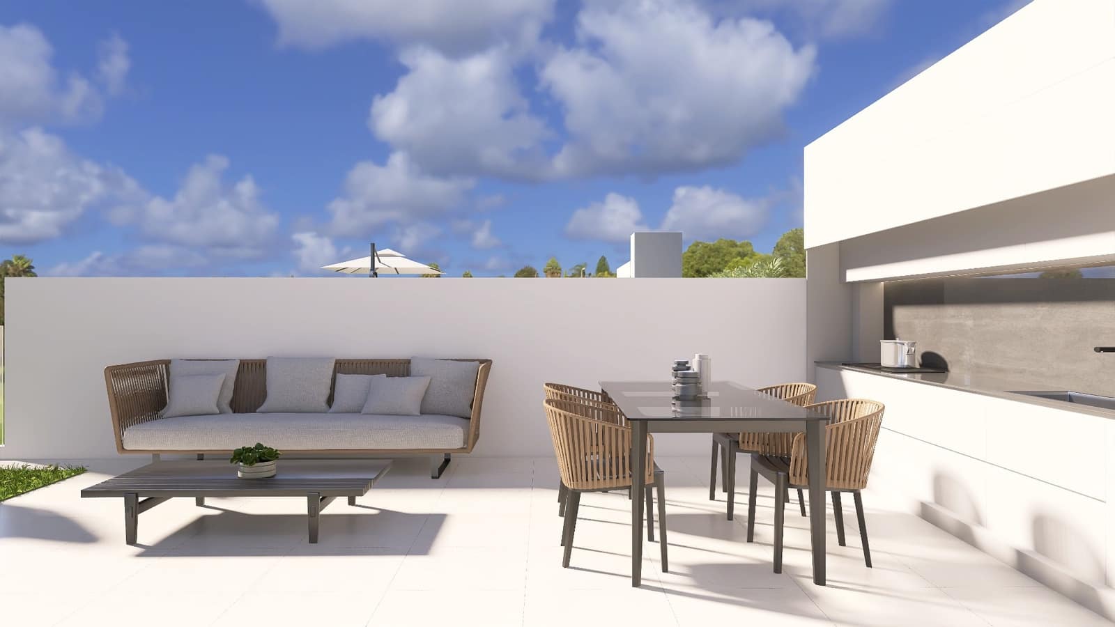 3 makuuhuone Huoneisto myytävänä paikassa Santiago de la Ribera mukana uima-altaan - 379 000 € (Ref: 9146310)