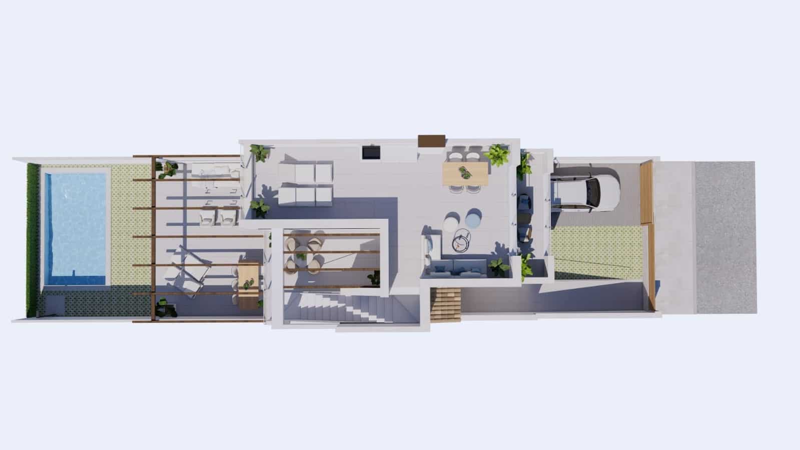 3 soveværelse Villa til salg i Los Alcazares med swimmingpool garage - € 357.000 (Ref: 9340110)