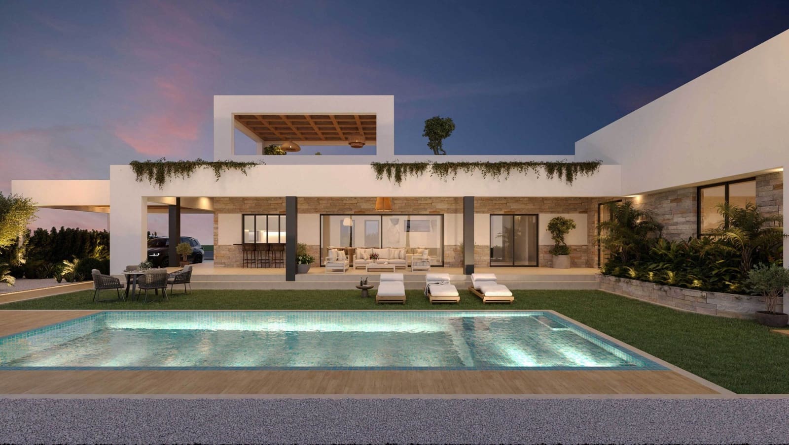 Chalet de 3 habitaciones en Ciudad Quesada en venta con piscina - 1.084.310 € (Ref: 9676280)