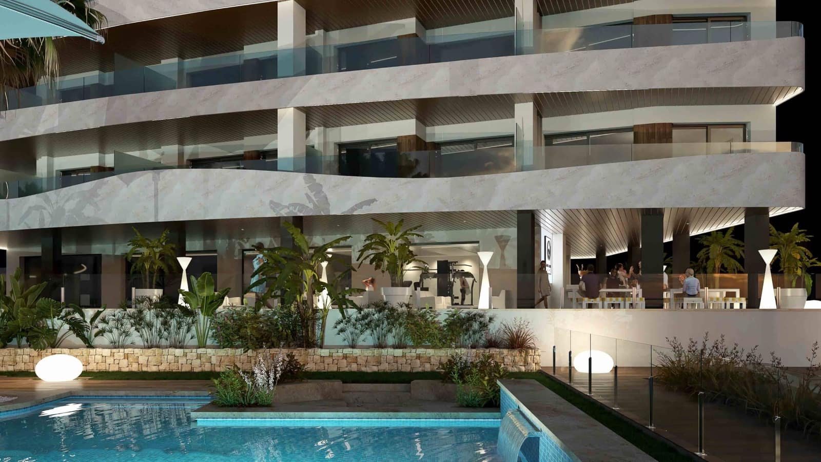 1 chambre Appartement à vendre à La Manga del Mar Menor avec piscine garage - 288 000 € (Ref: 9696885)