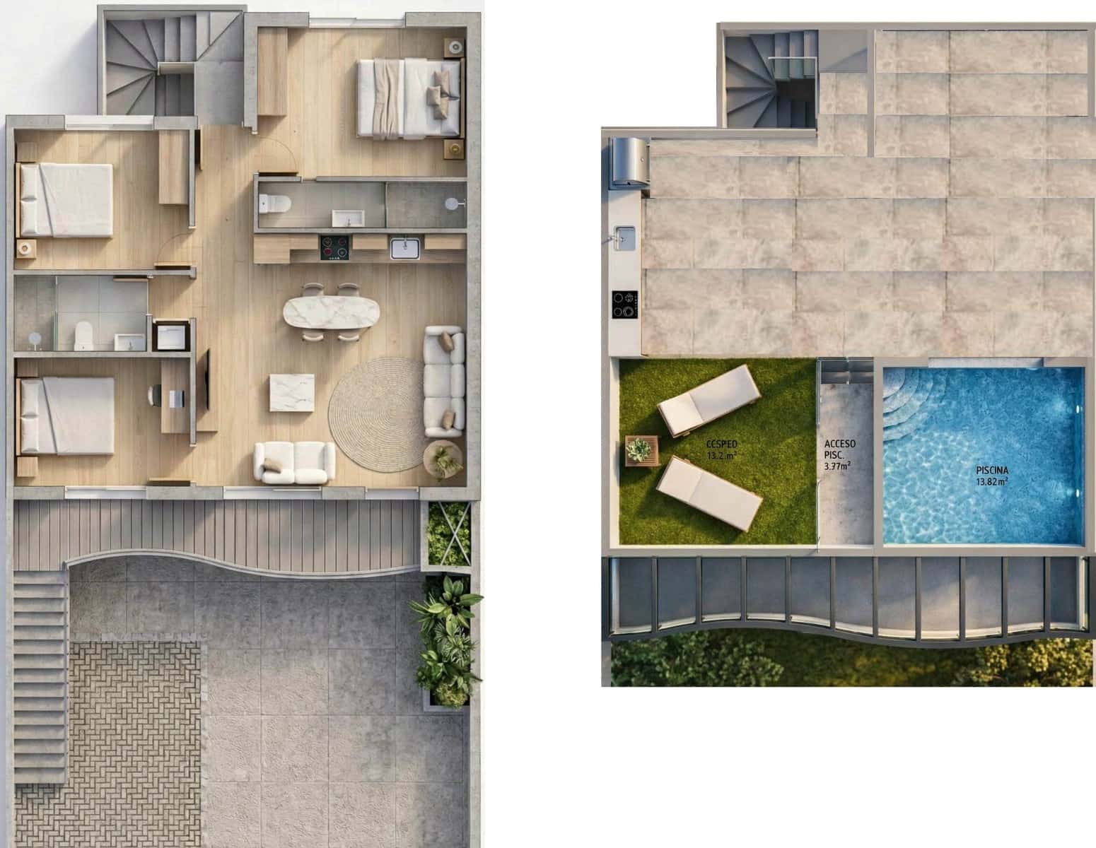 3 bedroom Apartment for sale in Pilar de la Horadada with pool - € 369,900 (Ref: 9709082)