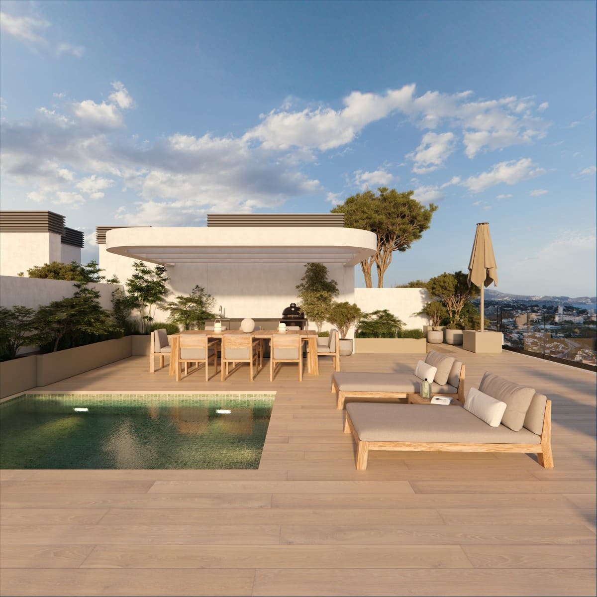 3 sovrum Lägenhet till salu i Calpe / Calp med pool garage - 440 000 € (Ref: 9758056)