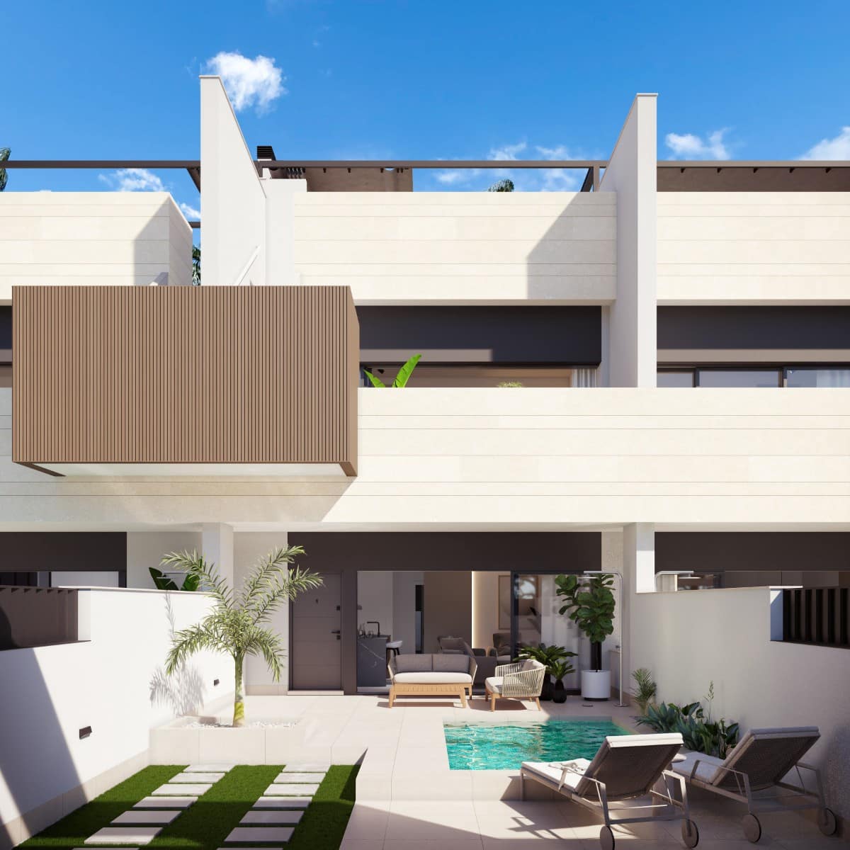 3 sovrum Lägenhet till salu i Pilar de la Horadada med pool - 459 000 € (Ref: 9874001)