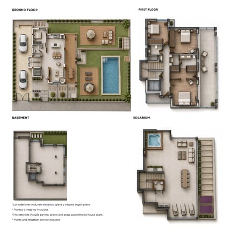 4 sypialnia Willa na sprzedaż w Ciudad Quesada, Rojales z basenem garażem - 863 690 € (Ref: 9997782)