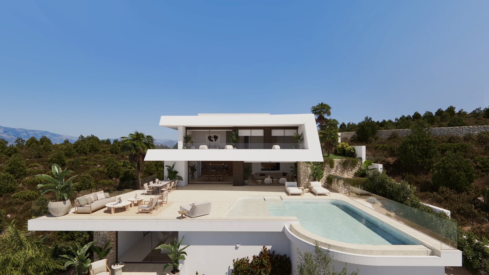 4 sypialnia Willa na sprzedaż w Cumbre del Sol z basenem garażem - 2 600 000 € (Ref: 9998152)
