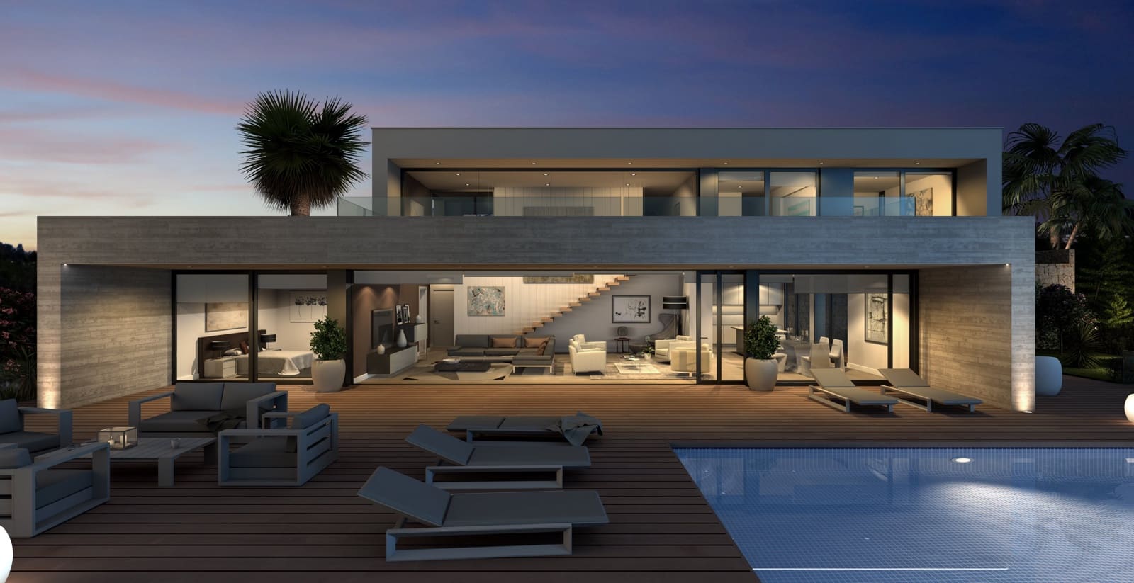 3 slaapkamer Villa te koop in Cumbre del Sol met zwembad garage - € 3.100.000 (Ref: 9999545)