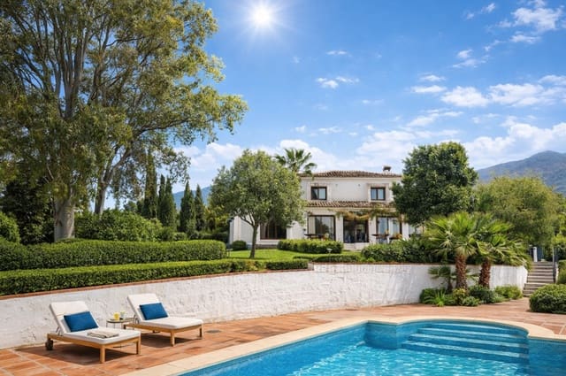 5 chambre Finca/Maison de Campagne à vendre à Valtocado, Mijas avec garage - 2 750 000 € (Ref: 9928277)