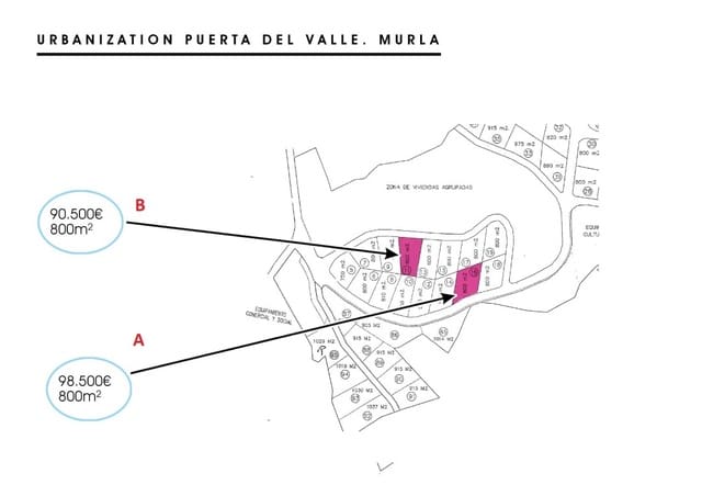 Building Plot for sale in Murla - € 90,500 (Ref: 9484382)