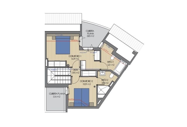 Ático de 2 habitaciones en Cap Martí - El Tossalet - Pinomar, Javea / Xàbia en venta con garaje - 455.000 € (Ref: 9484594)