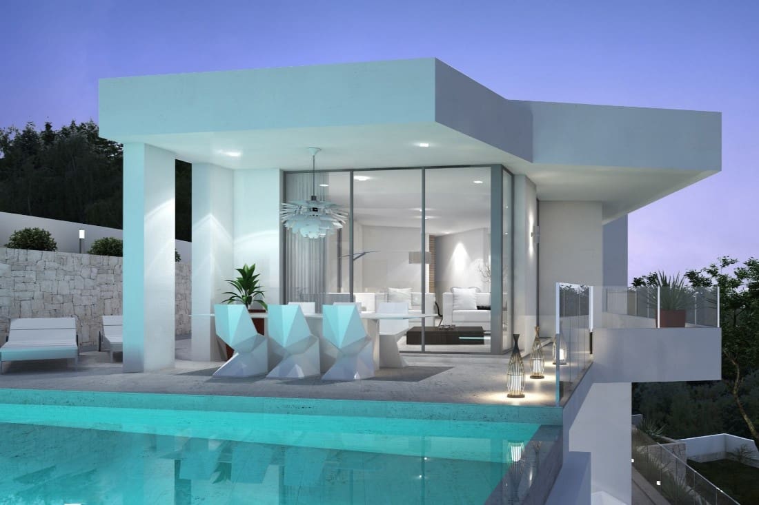 3 makuuhuone Huvila myytävänä paikassa Moraira mukana 
autotalli - 1 195 000 € (Ref: 9484645)