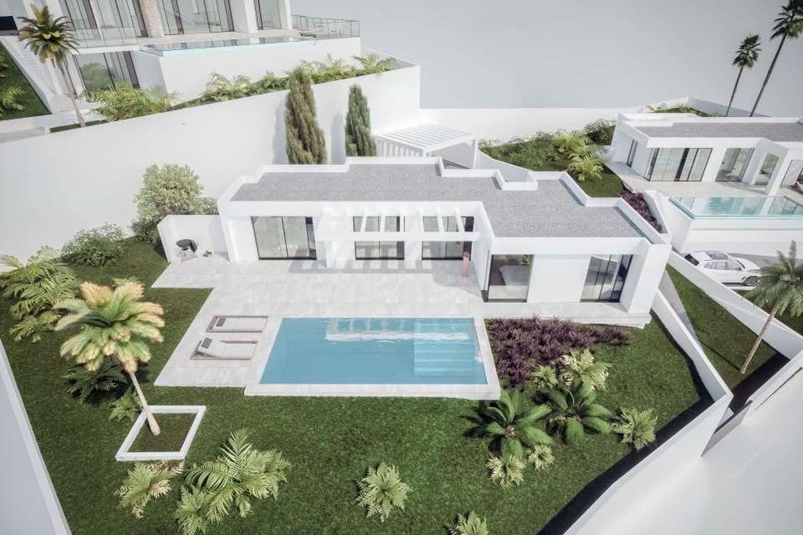 3 makuuhuone Huvila myytävänä paikassa Moraira mukana 
autotalli - 785 000 € (Ref: 9484649)