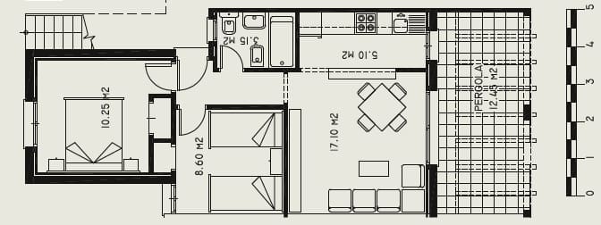 2 sovrum Bungalow till salu i Calpe / Calp med garage - 200 000 € (Ref: 9484664)