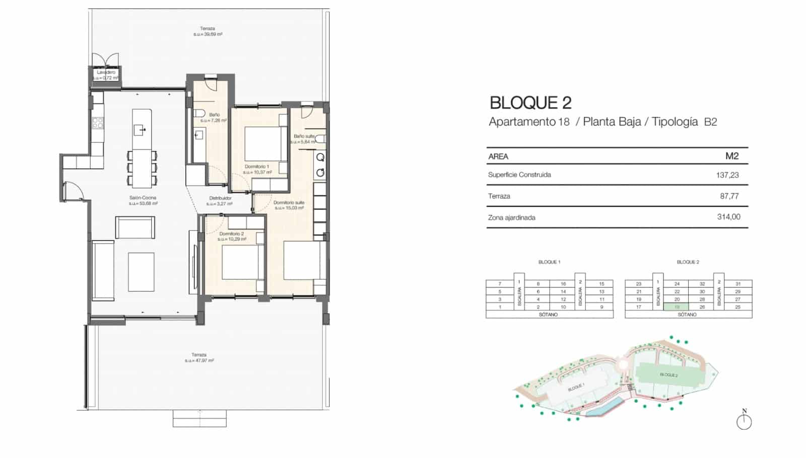 3 soverom Leilighet til salgs i Orihuela med garasje - € 645 000 (Ref: 9484881)