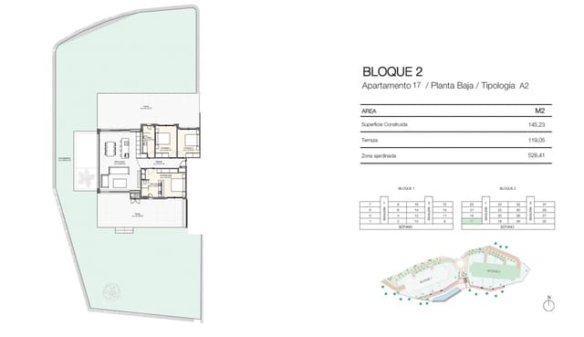 3 soverom Leilighet til salgs i Las Colinas Golf, Orihuela med garasje - € 795 000 (Ref: 9484883)