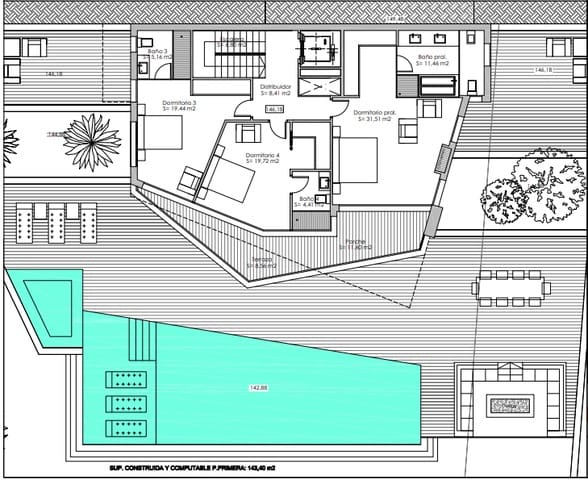4 soveværelse Villa til salg i Benissa med garage - € 1.750.000 (Ref: 9484934)