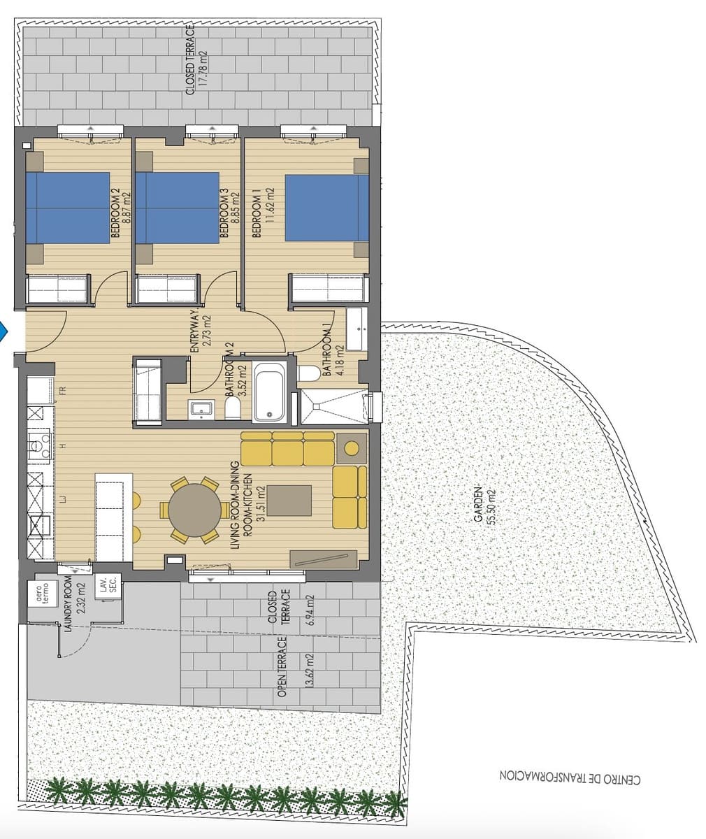 3 slaapkamer Strandappartement te koop in Javea / Xabia met garage - € 565.000 (Ref: 9516363)