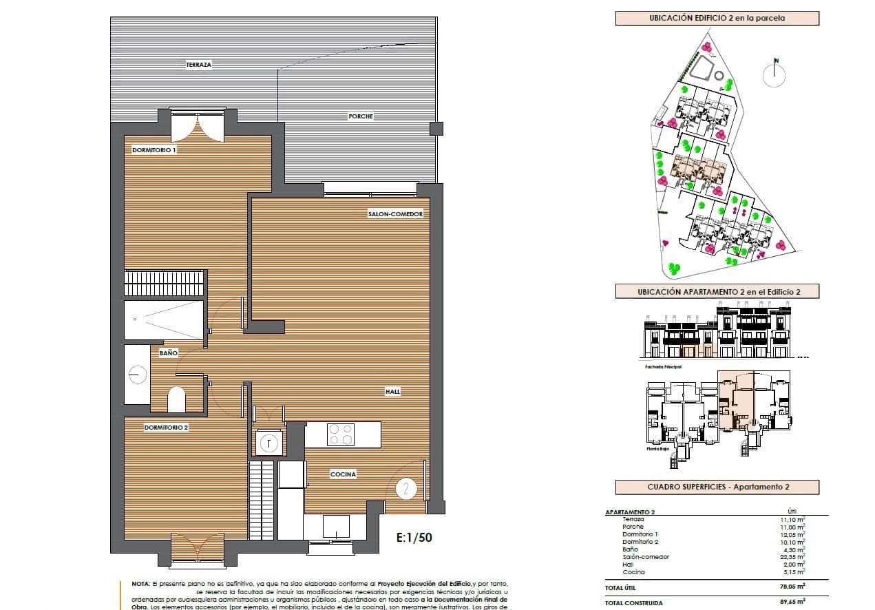 2 bedroom Apartment for sale in Denia with garage - € 381,150 (Ref: 9854885)