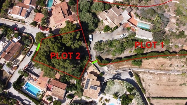 Terrain à Bâtir à vendre à Moraira, Teulada-Moraira - 1 725 000 € (Ref: 10106567)