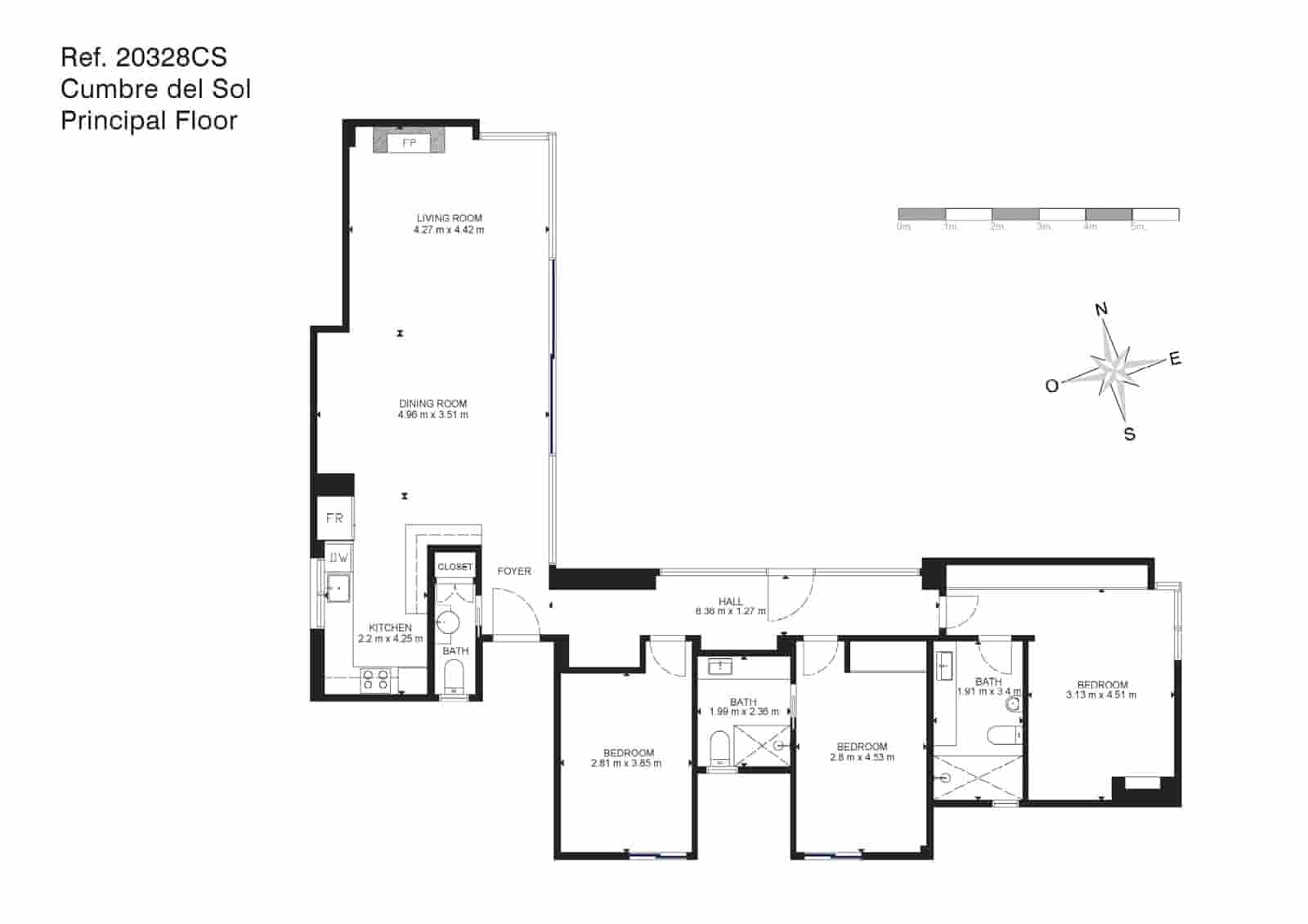3 sovrum Villa till salu i Cumbre del Sol med pool garage - 1 080 000 € (Ref: 6970084)