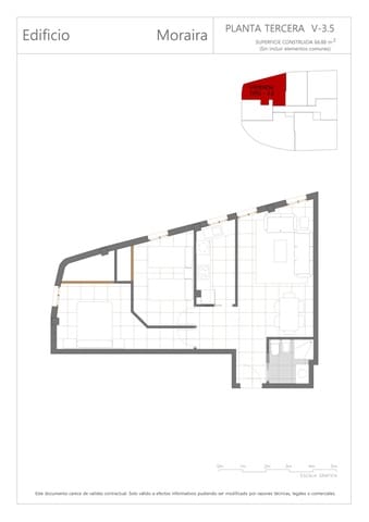 2 soveværelse Lejlighed til salg i Moraira, Teulada-Moraira - € 274.000 (Ref: 7338910)