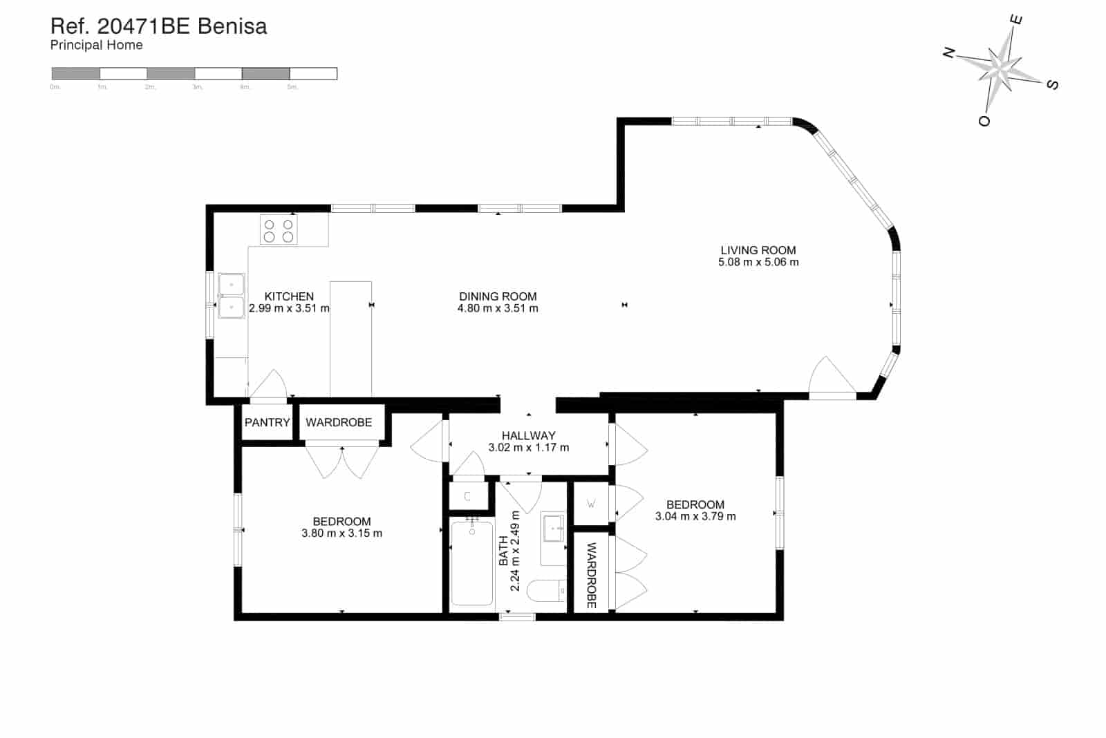 2 camera da letto Villa in vendita in Benissa con piscina garage - 620.000 € (Rif: 8790166)