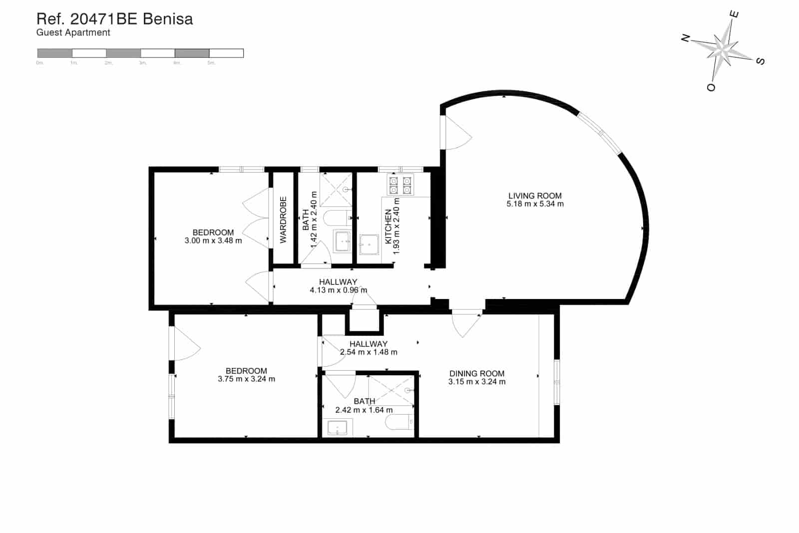 2 camera da letto Villa in vendita in Benissa con piscina garage - 620.000 € (Rif: 8790166)