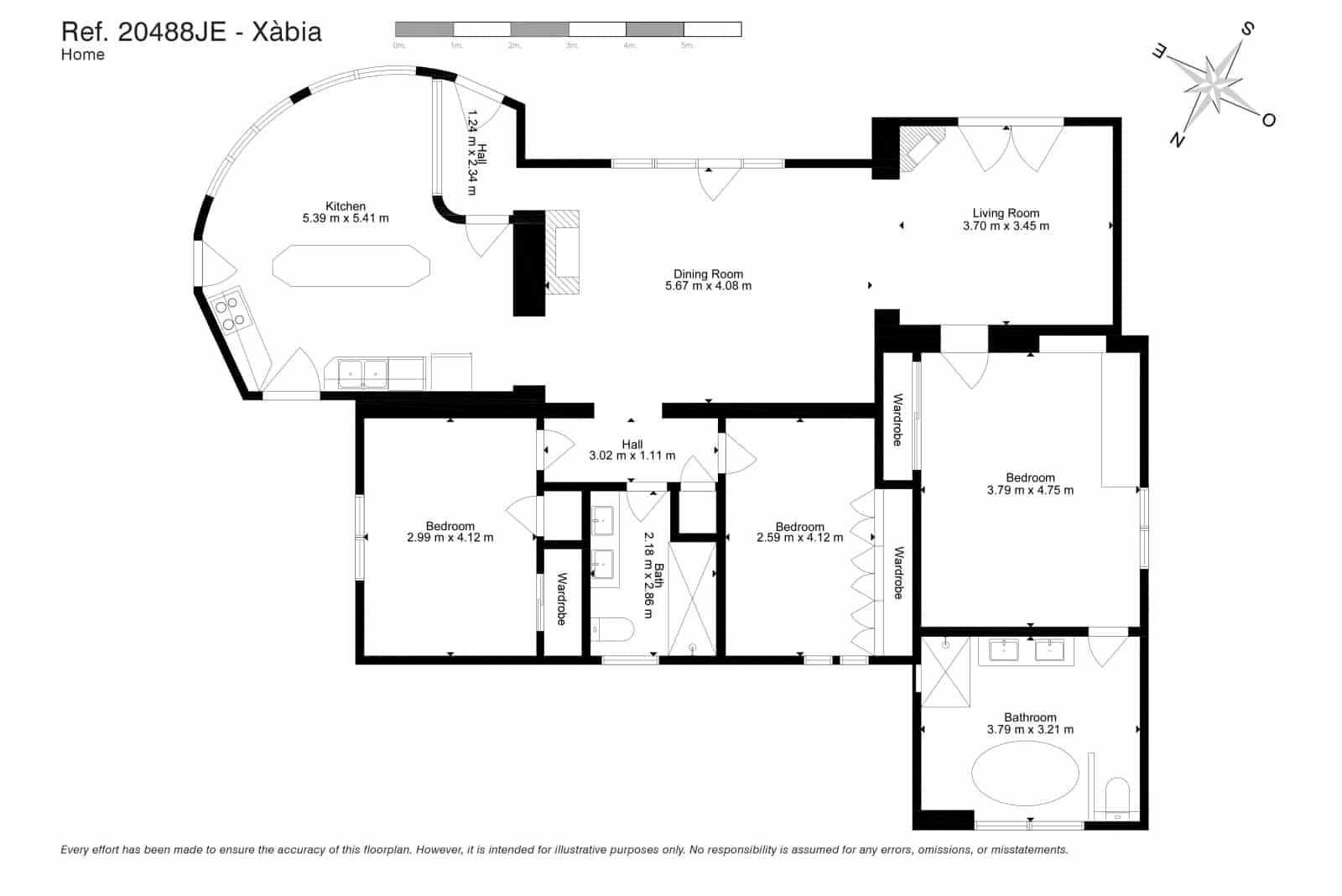 3 slaapkamer Villa te koop in Javea / Xabia met zwembad garage - € 975.000 (Ref: 9101409)