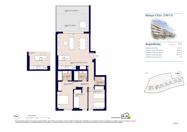 1 bedroom Apartment for sale in El Vergel / Verger with garage - € 242,000 (Ref: 9113129)