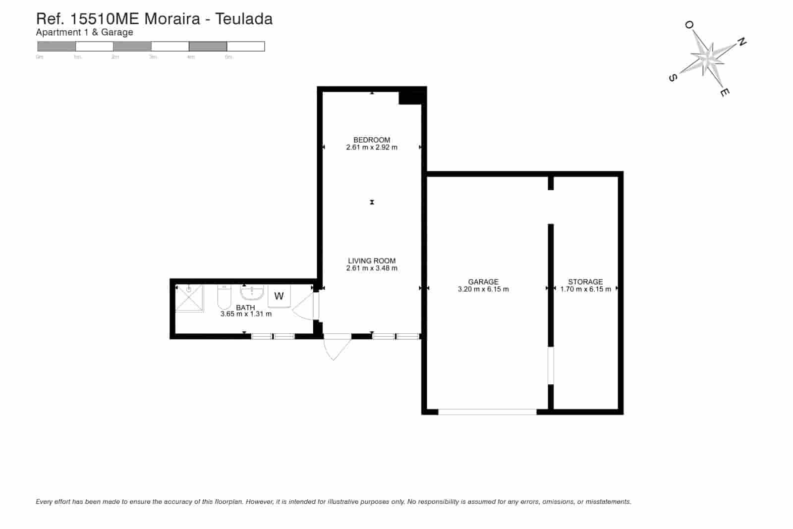 2 makuuhuone Huvila myytävänä paikassa Moraira mukana uima-altaan 
autotalli - 650 000 € (Ref: 9388284)