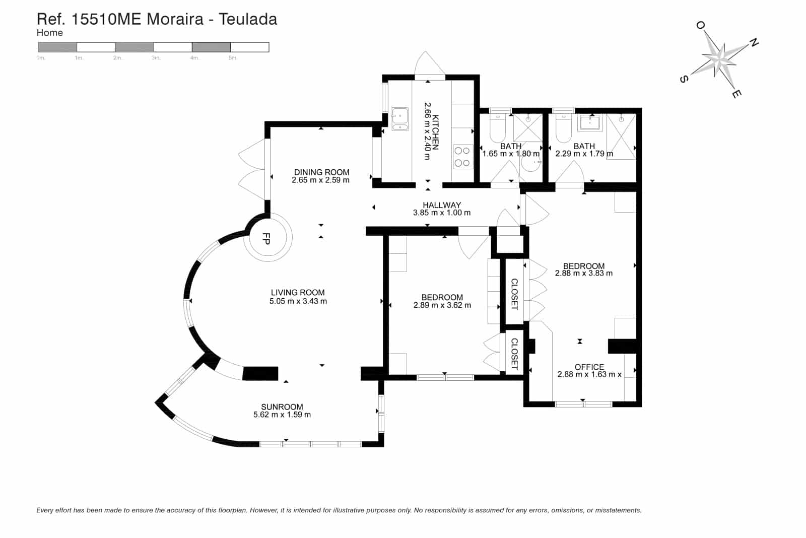 2 makuuhuone Huvila myytävänä paikassa Moraira mukana uima-altaan 
autotalli - 650 000 € (Ref: 9388284)