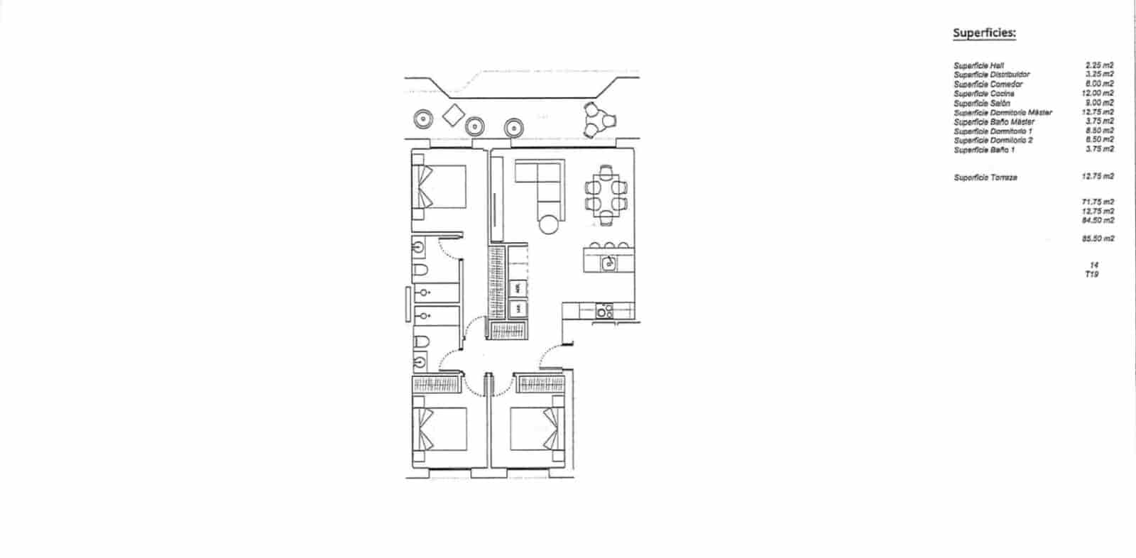 3 camera da letto Appartamento in vendita in Javea / Xabia con piscina garage - 545.000 € (Rif: 9653056)