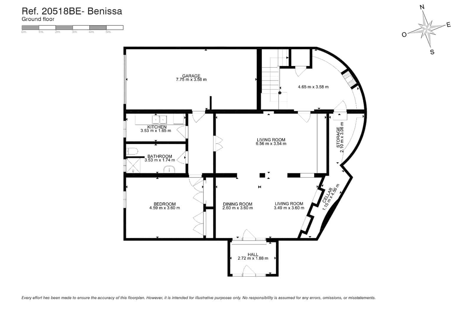 3 bedroom Villa for sale in Benissa with pool garage - € 785,000 (Ref: 9742136)