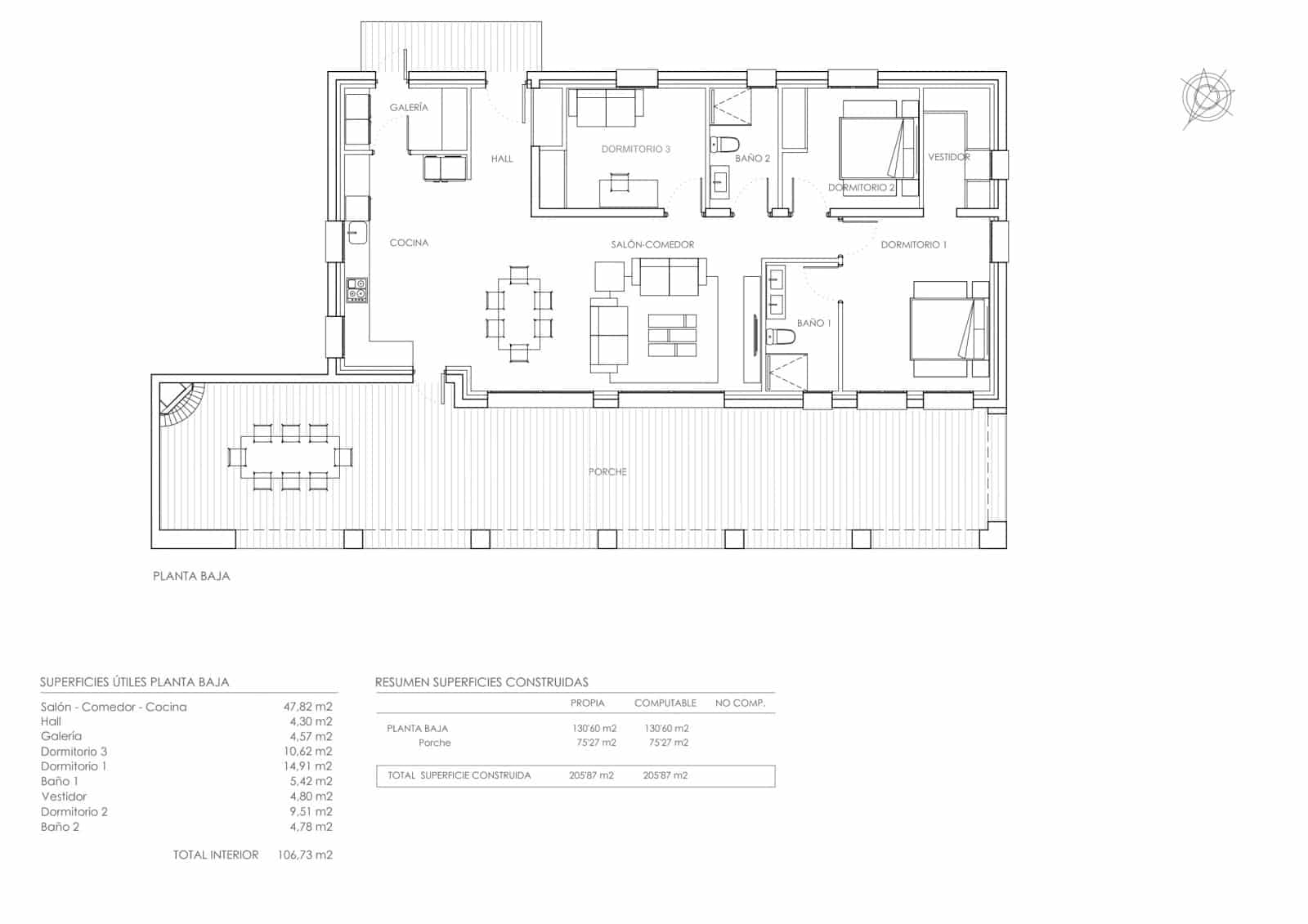 3 sovrum Villa till salu i Benissa med pool garage - 899 000 € (Ref: 9889390)