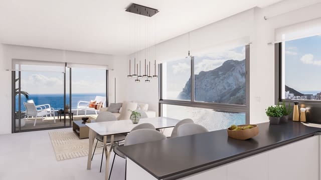 1 bedroom Apartment for sale in Levante - Playa Fossa, Calpe / Calp with pool garage - € 380,000 (Ref: 9108175)