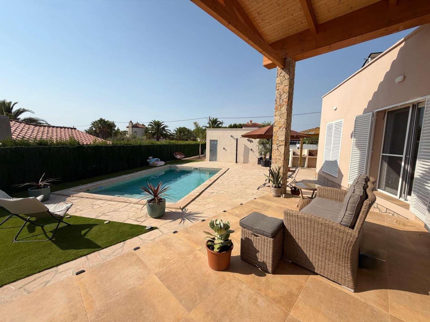 3 sypialnia Willa na sprzedaż w L'Ametlla de Mar z basenem garażem - 550 000 € (Ref: 10031553)