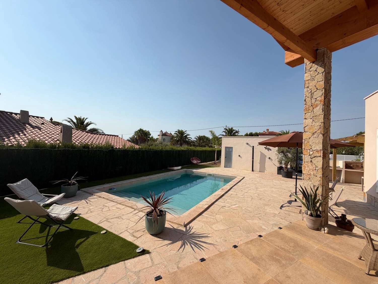 3 sypialnia Willa na sprzedaż w L'Ametlla de Mar z basenem garażem - 550 000 € (Ref: 10031553)