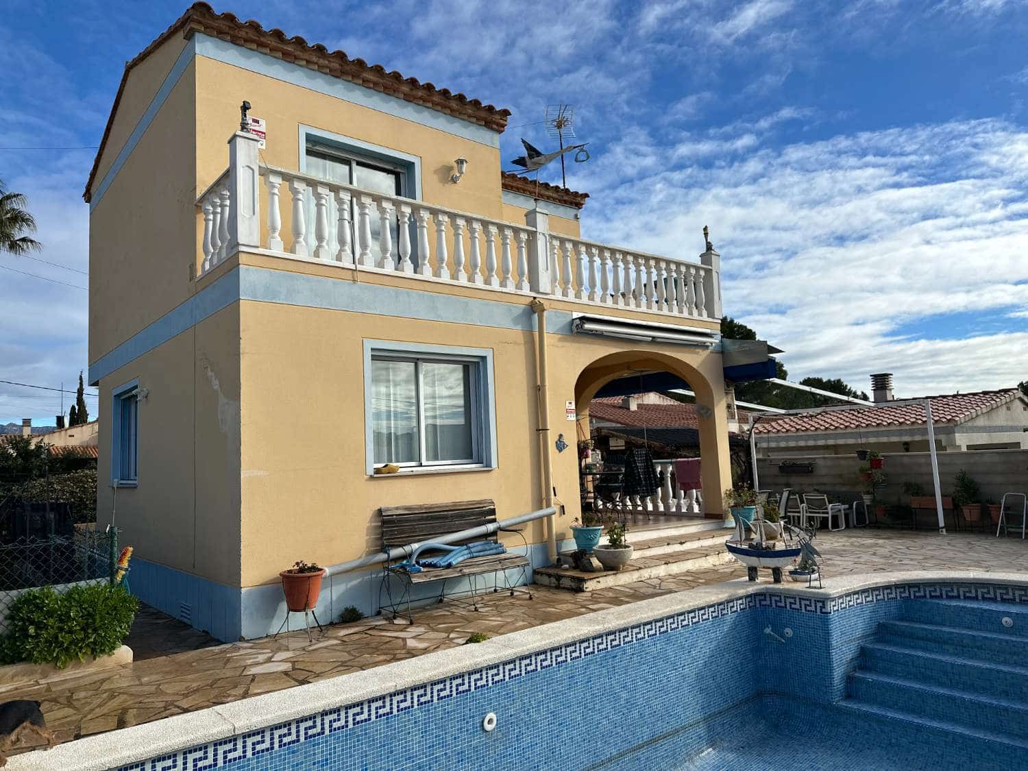 3 makuuhuone Huvila myytävänä paikassa L'Ametlla de Mar mukana uima-altaan - 299 000 € (Ref: 9590791)