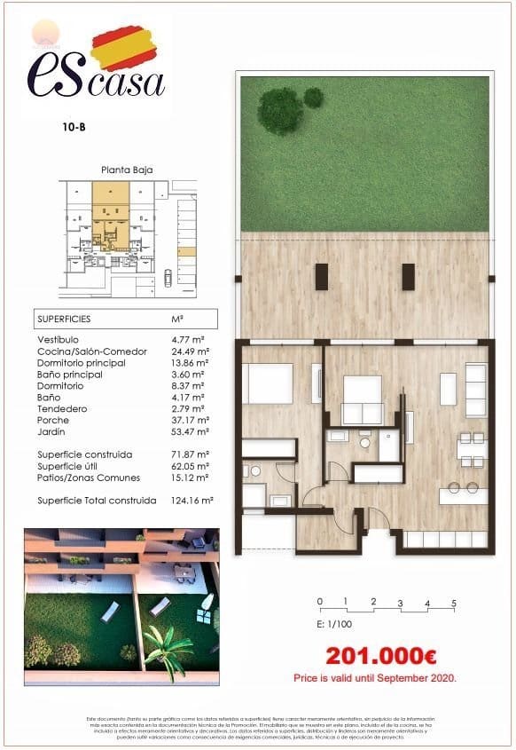 2 makuuhuone Huoneisto myytävänä paikassa San Miguel de Salinas mukana uima-altaan 
autotalli - 201 000 € (Ref: 5559945)