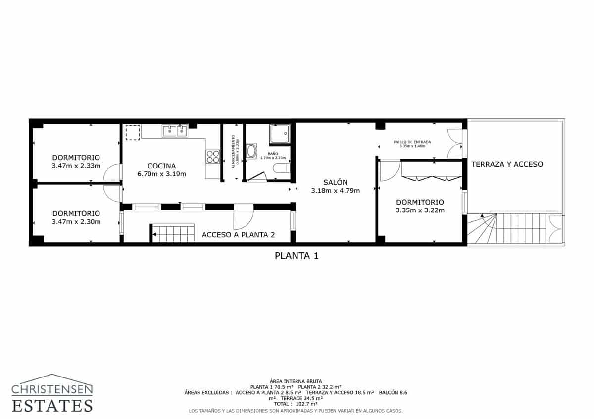 4 slaapkamer Huis te koop in Malaga stad - € 359.000 (Ref: 10098689)