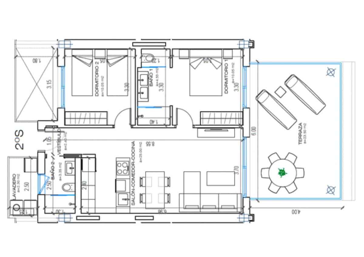 2 bedroom Beach Apartment for sale in Carvajal with pool garage - € 695,000 (Ref: 10124681)