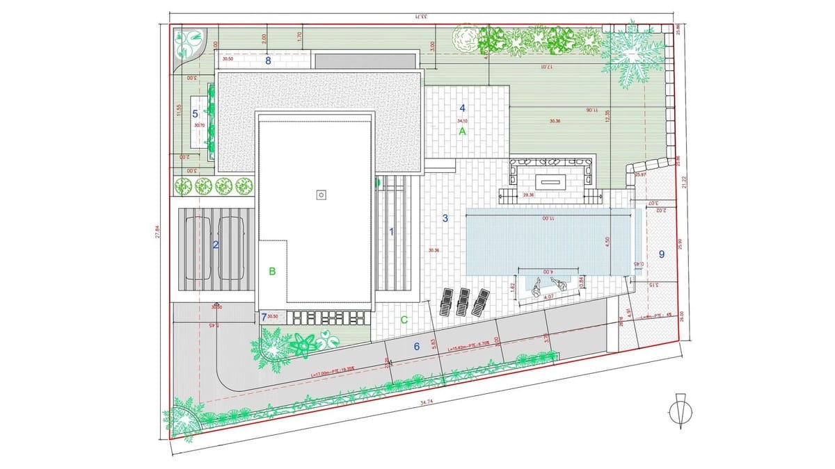 4 makuuhuone Huvila myytävänä paikassa El Chaparral - 1 420 000 € (Ref: 7952070)