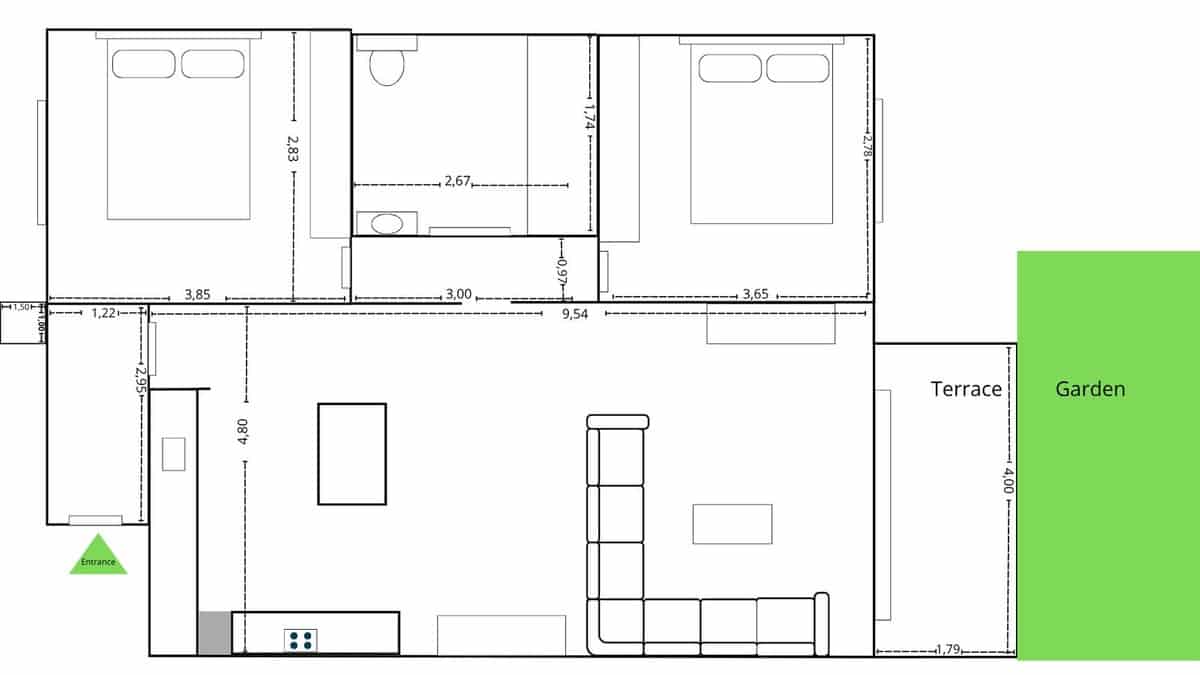 2 makuuhuone Huoneisto myytävänä paikassa Sitio de Calahonda - 265 000 € (Ref: 9958451)