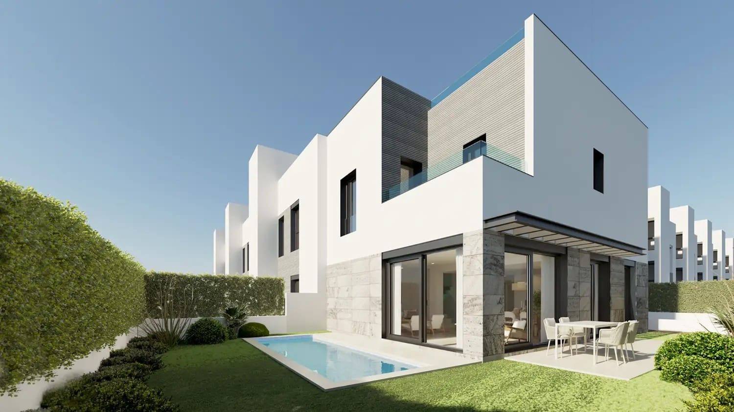 4 soveværelse Semi-Rækkehus til salg i Palma de Mallorca med swimmingpool - € 1.045.000 (Ref: 9510087)