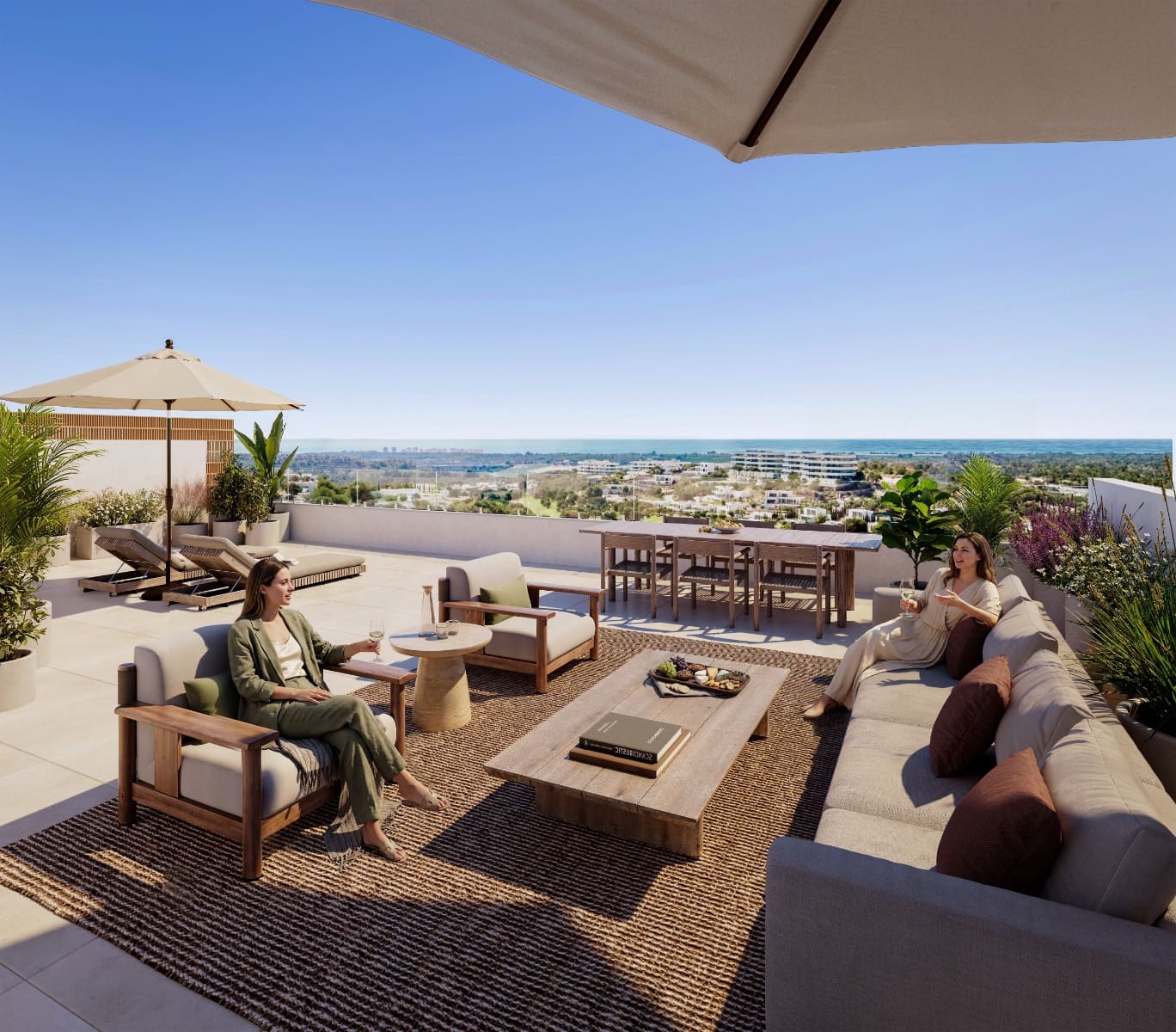 3 sovrum Lägenhet till salu i Las Colinas Golf med pool - 440 000 € (Ref: 9541985)