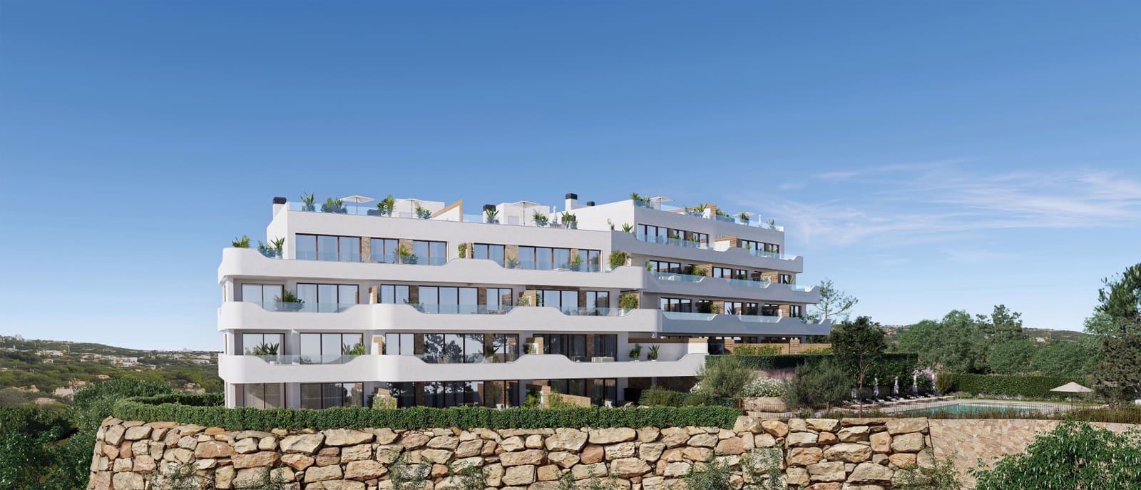 3 sovrum Lägenhet till salu i Las Colinas Golf med pool - 440 000 € (Ref: 9541985)